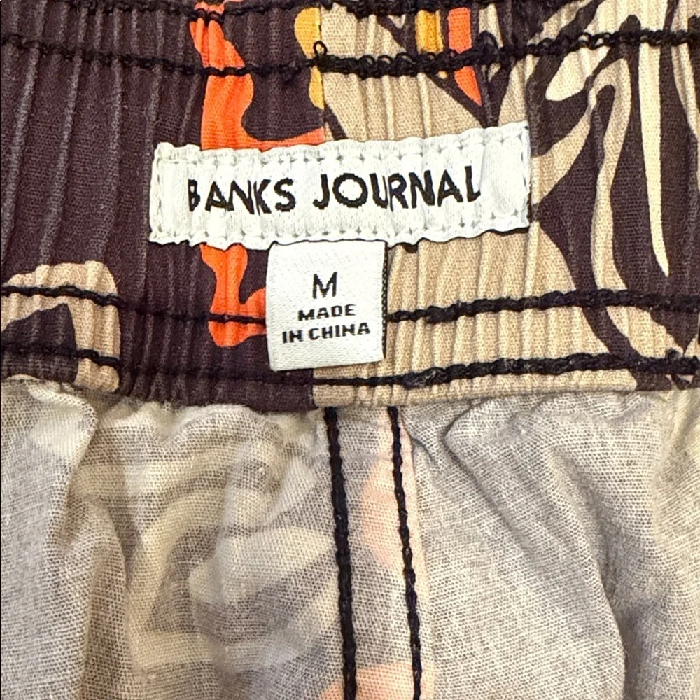 Banks Journal Tropical Print Swim Shorts | Men’s Medium 6 1/2” Inseam